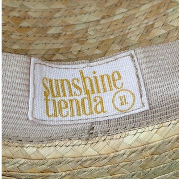 Sunshine Tienda Ingrid Crochet Palm Hat XL UPF 50+ Handmade Guatemala
